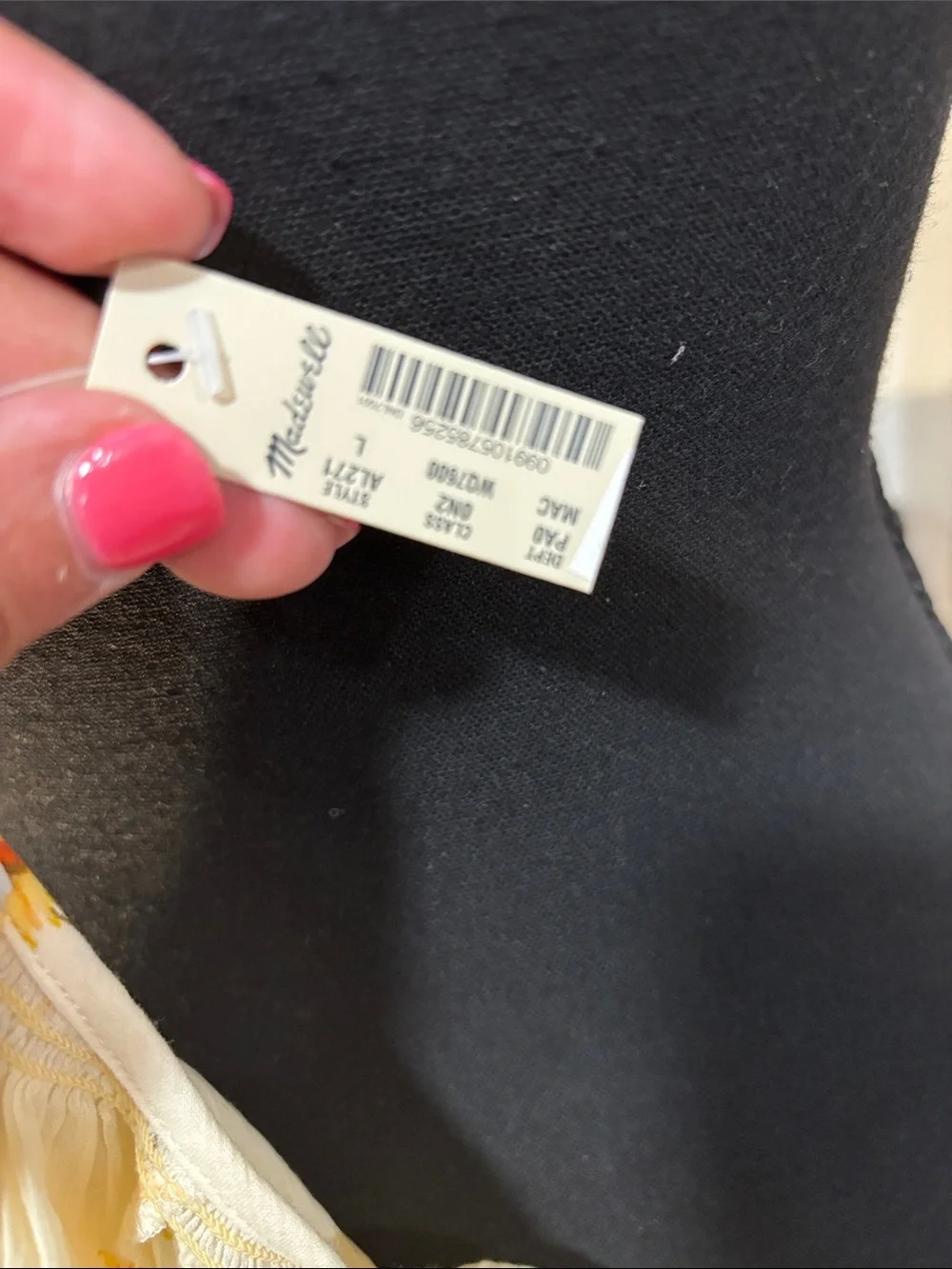 Madewell sheer cream